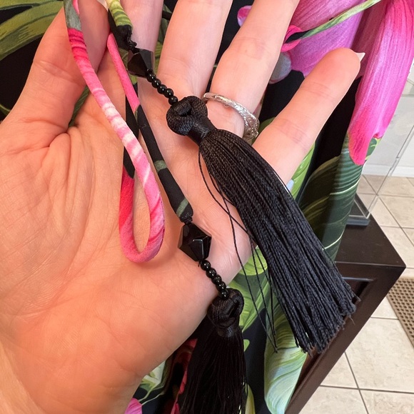 🌺NWT✨ TOMMY BAHAMA GRAND VILLA MAXI TANK DRESS BLACK TROPICAL FLORAL SIZE SMALL - Picture 4 of 7